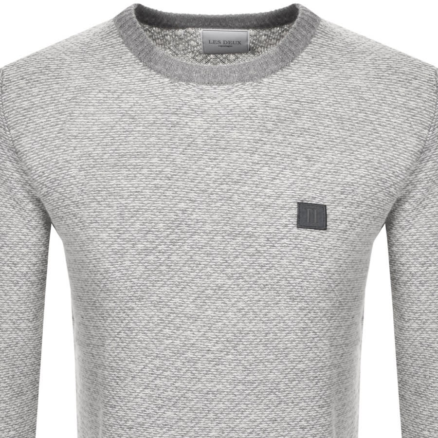 Alternative Image for ProductLes Deux Sans Inverse Knit Jumper Grey2